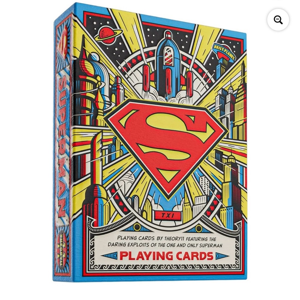 Superman The Man of Steel Playing Cards Theroy11 NEW!!!